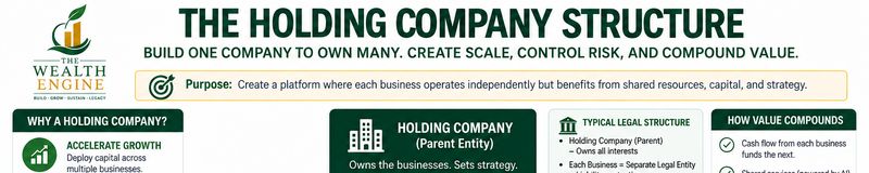 Small sample of The Holding Company Structure
