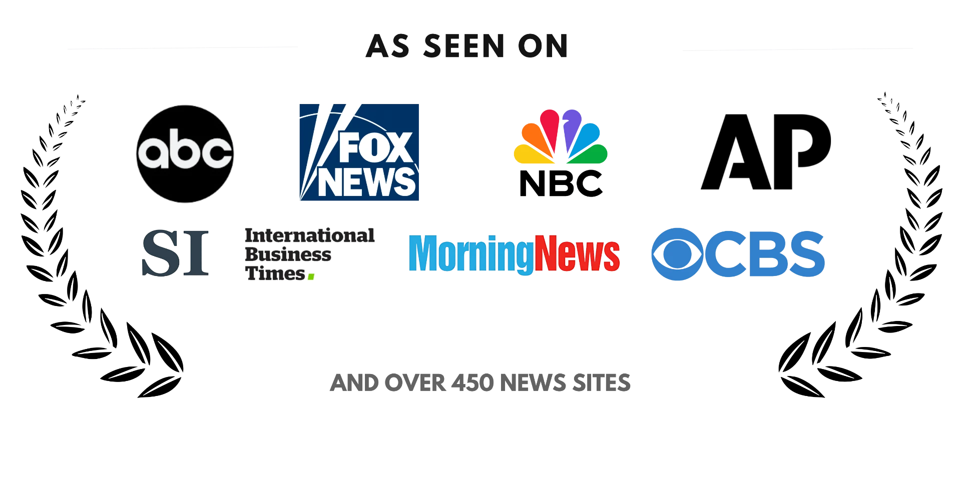 As seen on ABC, Fox News, NBC, AP, International Business Times, Morning News, CBS and over 450 news sites