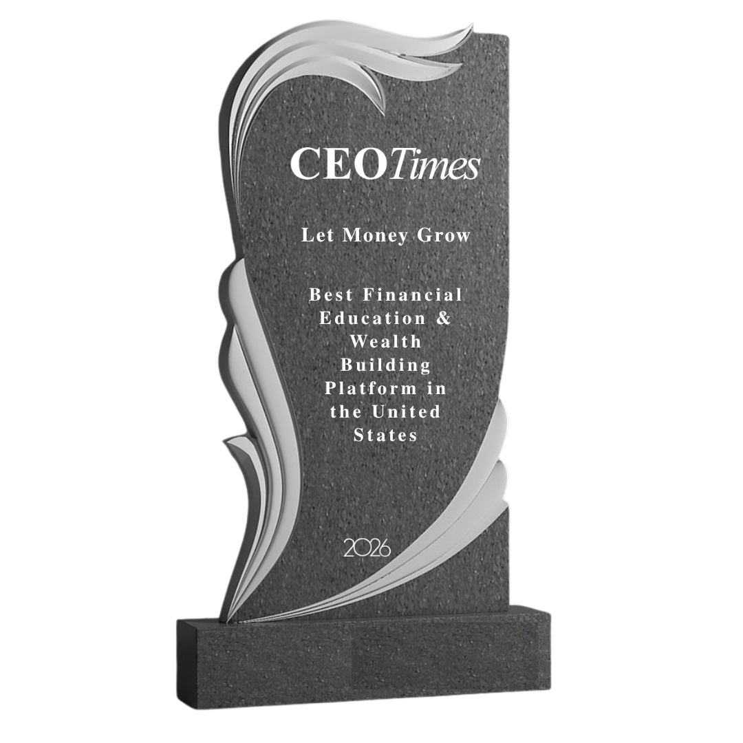CEOTimes trophy — Best Financial Education & Wealth Building Platform in the United States of 2026