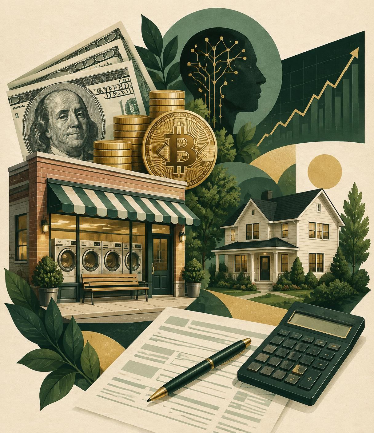 Let Money Grow topics — taxes, insurance, wealth, digital assets and boring businesses