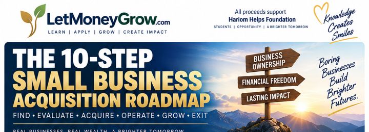 Small sample of 10-Step Small Business Acquisition Roadmap
